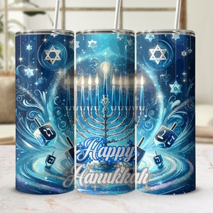 Hanukkah Png | Jewish Png | Sublimate Designs Download | Instant Digital Download | Hanukkah Tumbler | Winter Tumbler | Sublimation Tumbler