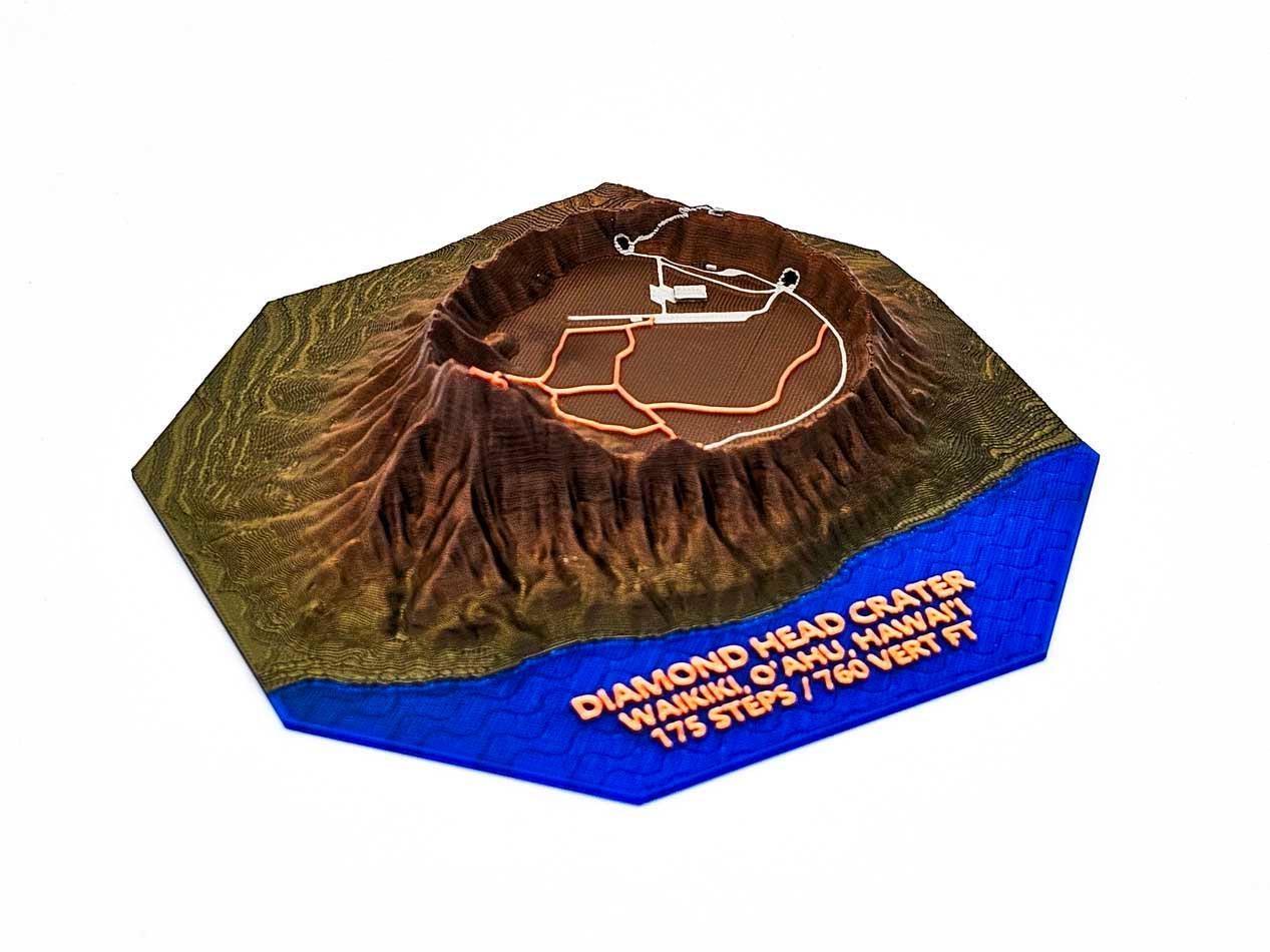 Diamond Head Crater - TrailSculpt