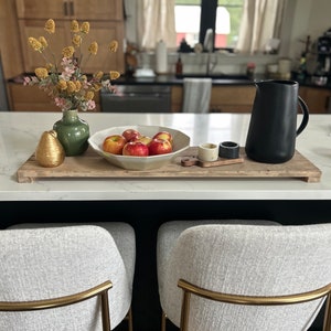 Countertop tray, rustic trivet riser, 36x9.25, plant stand, kitchen decor stand, bathroom counter tray, kitchen island decor