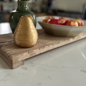 Countertop tray, rustic trivet riser, 36x9.25, plant stand, kitchen decor stand, bathroom counter tray, bathtub tray, kitchen island decor
