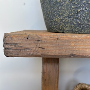 Vintage Inspired Entryway Bench, Weathered Wood, Rustic Bench, Home Decor, Primitive Antique Bench, Sofa Bench, Distressed wood bench