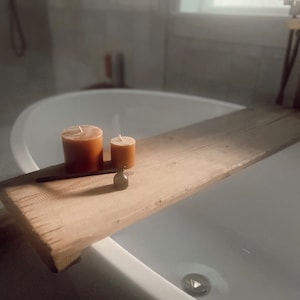 Rustic, Vintage inspired, Handmade Bathtub Caddy