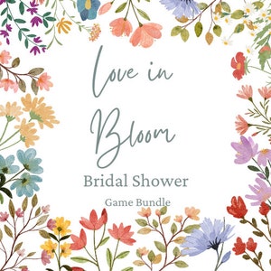 Love in Bloom Bridal Shower Games