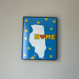 Customizable College Pride &quot;Home&quot; Aesthetic Wall Print - Printable Digital Download