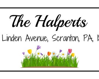 Spring Labels | Flower Labels | Spring Return Labels | Spring Address Labels | Floral Address Labels | Cute Address Labels