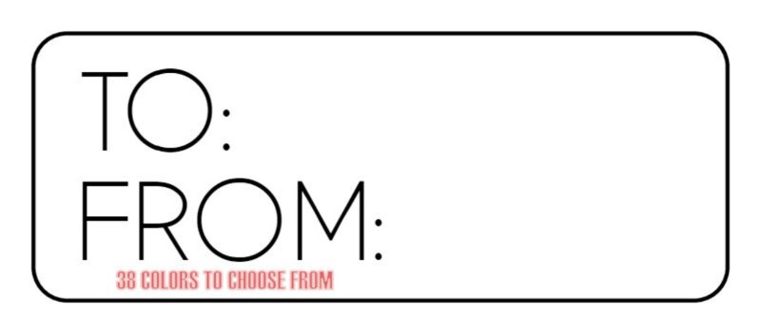 Gift Labels | Gift Tags | to and From Gift Labels | Present Labels ...