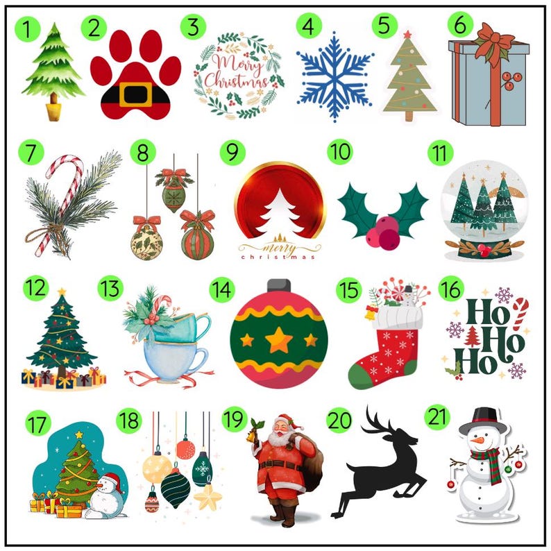 Custom Christmas Gift to From Labels Holiday Gift Labels Present Tags ...