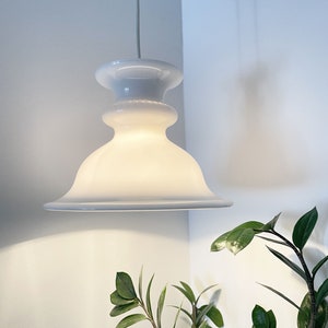 Sidse Werner Pendant Lamp - Danish Glass Rotating Light, Minimalist Modern Lighting, Scandinavian Design, Mid-Century Modern Pendant
