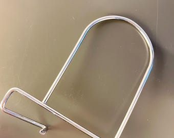 Vintage Silver Metal Bookends IKEA FLIT Collection by Kajsa & Nisse Strinning Design, 1990s