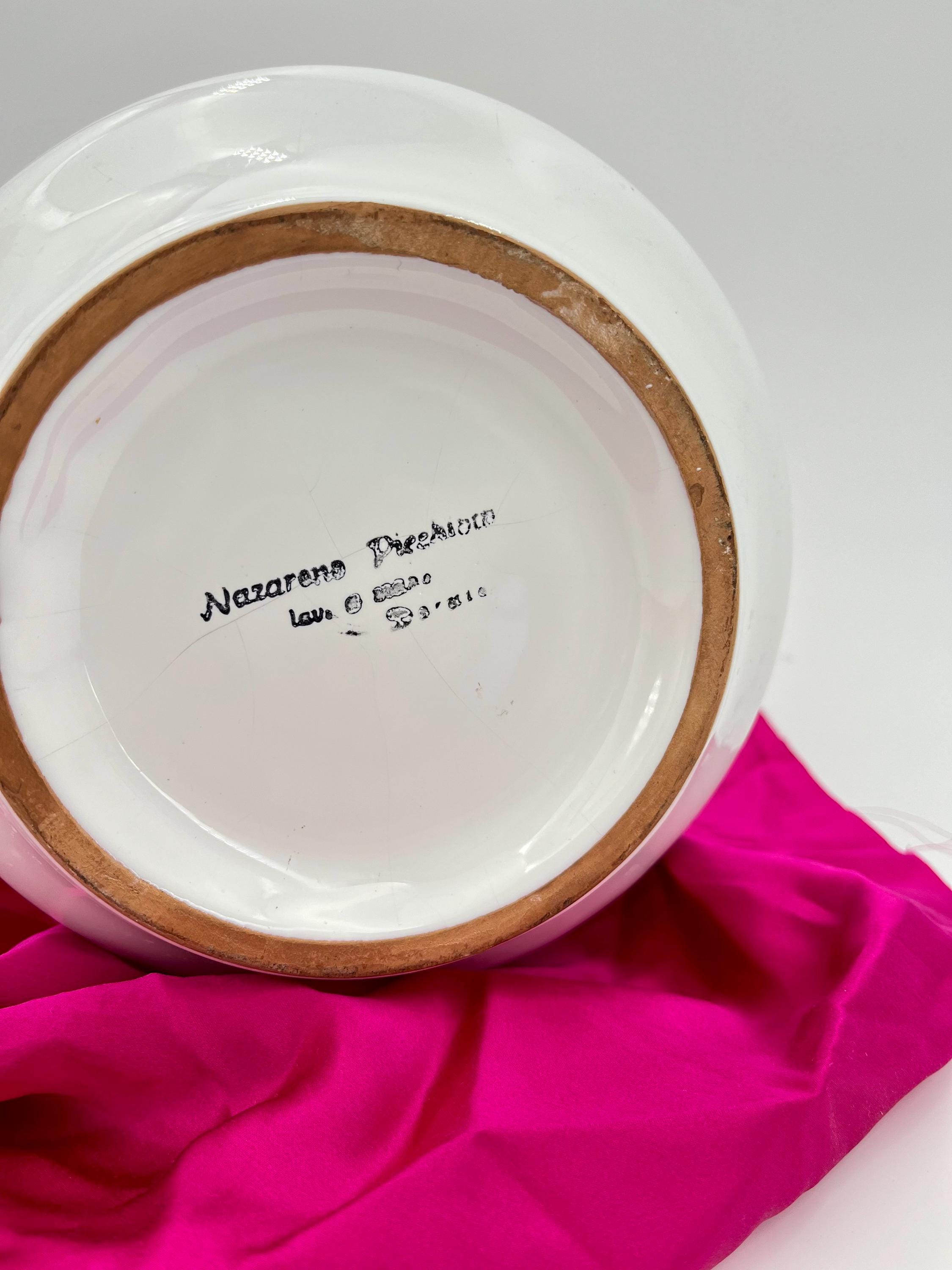 Deruta ナザレノ ピッコッティ 花瓶 デルータ イタリア flower vase