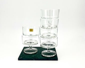 Copas de champán vintage Luminarc Cavalier (juego de 6) - Artículos de bar franceses de los años 60