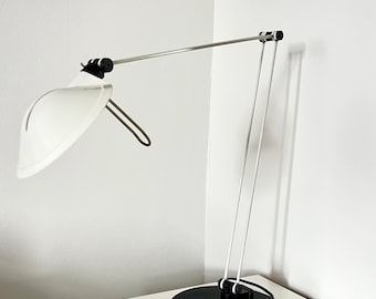 Vintage IKEA Type B 606 Desk Lamp | Memphis Style Postmodern Space Age Lighting, 1980s Design