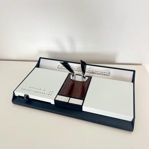 Vintage Japanese Desk Organizer, 1970s