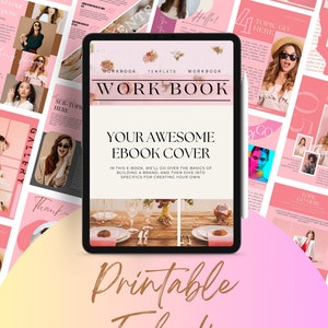 eBook Template Canva | Blogger template | Lead Magnet | Course Creator | Coaching Guidebook | Workbook Template | Business Marketing Minimal