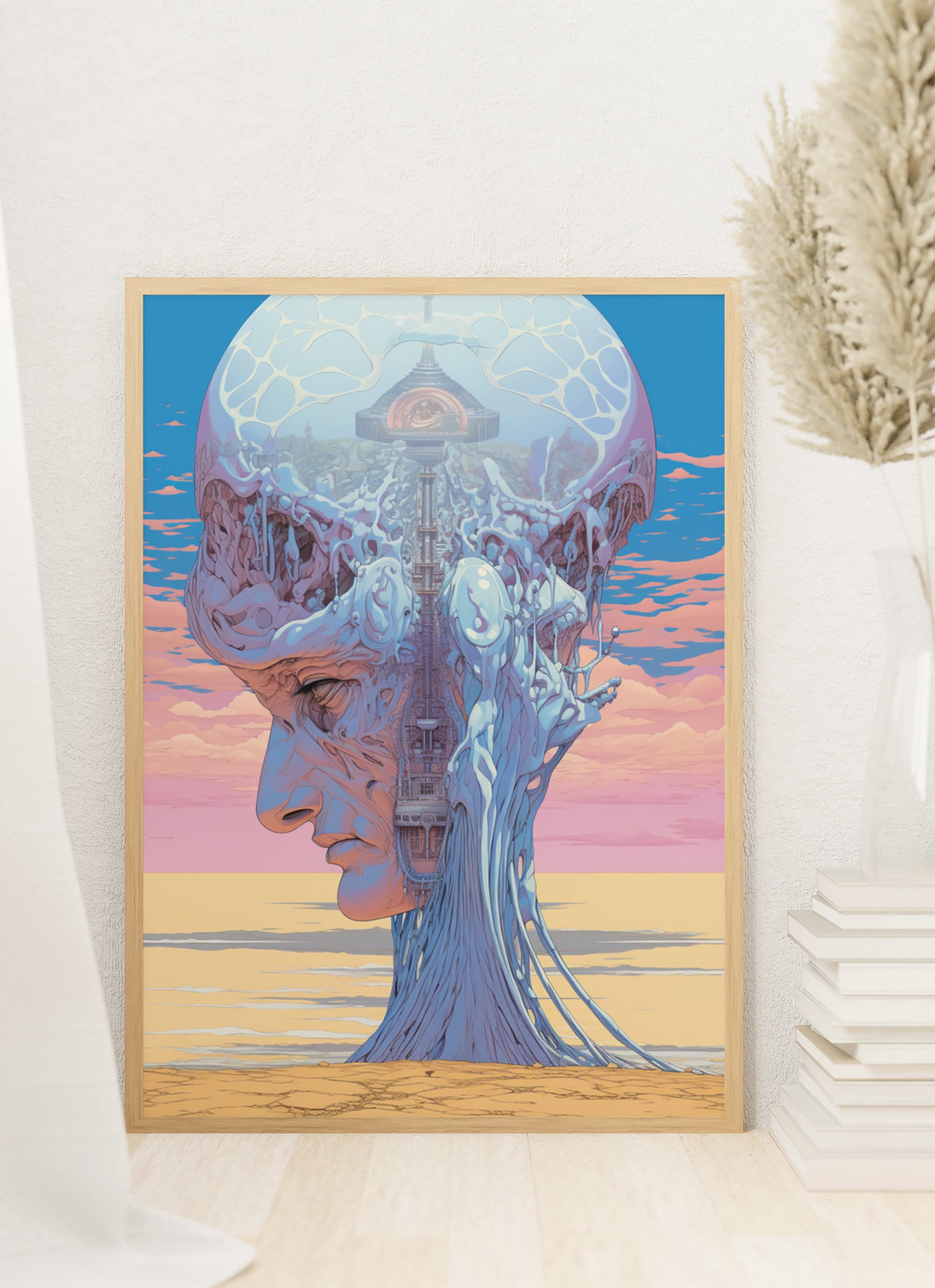 Moebius Mind Palace Print | Sci-fi Retro Art Print | Prometheus