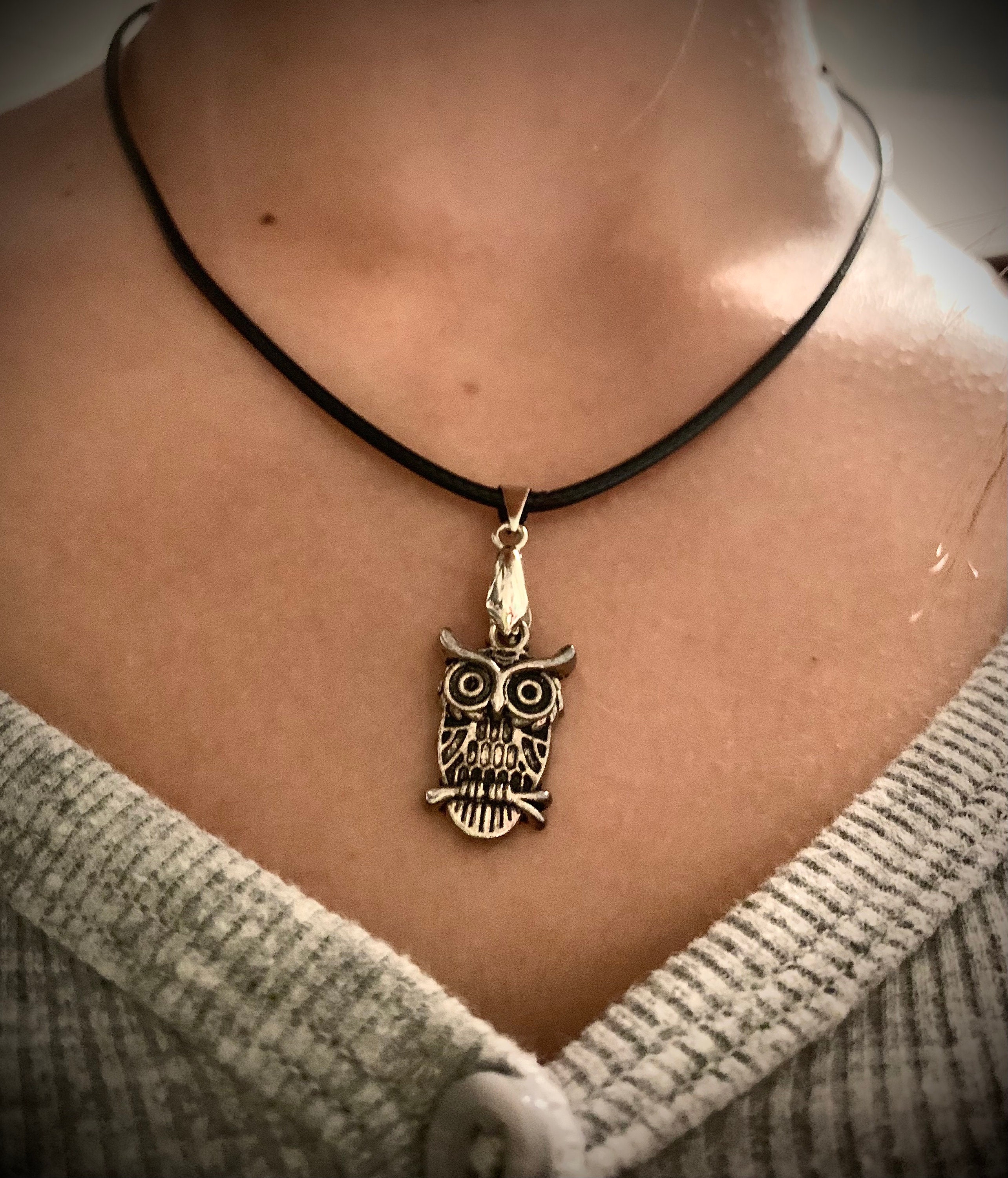 owl pendant necklace