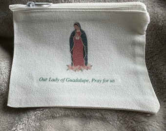 Small Chapel Veil Pouch- Our Lady of Guadalupe