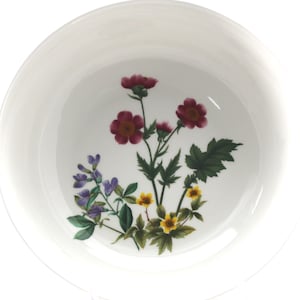 A vintage Mikasa Maxima Summer Symphony Bowl, 8&quot; round floral vegetable bowl by Mikasa, Super Strong Fine China Bowl with Floral Pattern