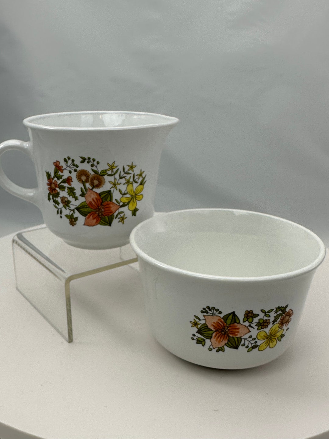 Corelle indian Summer Sugar and Creamer Set Etsy