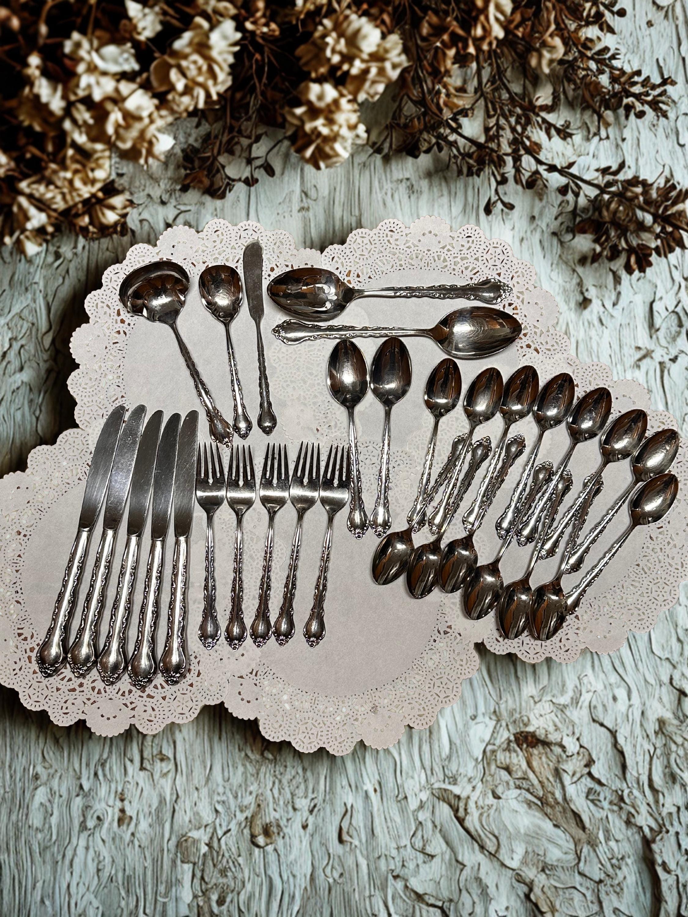 International Silver Company カトラリーセット The International Silver Company Silverware Set - Etsy