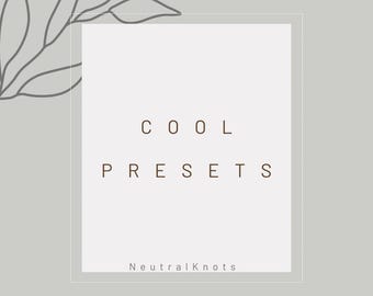 COOL presets - presets, cool presets, cool