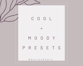 MOODY + COOL preset BUNDLE - presets, moody presets, moody - preset bundle