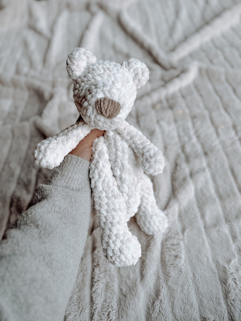 Jr. Bear the Bear Snuggler Crochet pattern, bear pattern, crochet bear pattern image 2