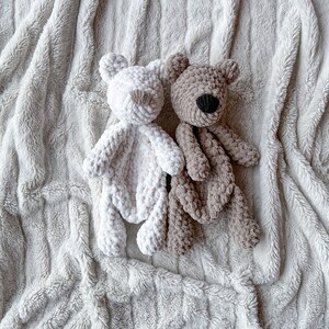 Jr. Bear the Bear Snuggler Crochet pattern, bear pattern, crochet bear pattern image 4