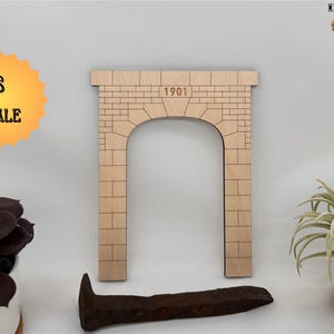S Scale Unfinished Stone Tunnel, Train Portals, Railroad Modeling
