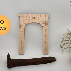 HO Scale Unfinished Stone Tunnel, Train Portals, Railroad Modeling