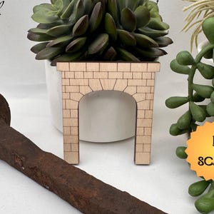 N Scale Unfinished Stone Tunnel, Train Portals, Railroad Modeling