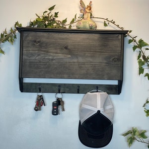 Coat/Key Rack (RFID Locking, Hidden Storage)