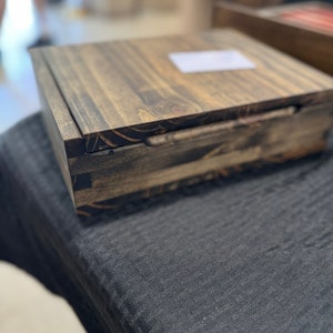 Handmade Wooden Lock Box