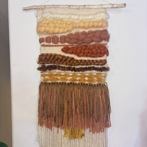 70s inspired colored Wall Weaving Decor