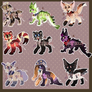 Chibi Cat Adopts - Cat Furry/Fursona Adopts!