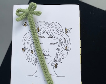 Couquette Crochet Bookmark