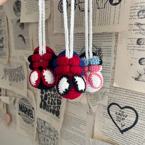 Car Hanging Spider-man Amigurumi