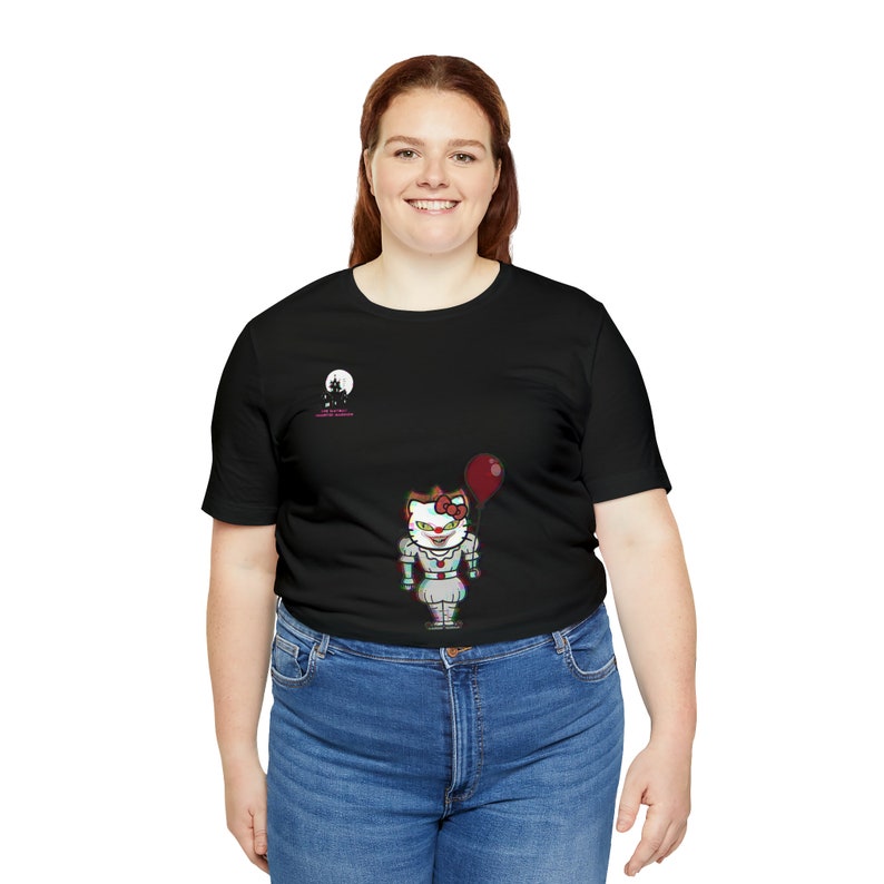 PENNYWISE Horror Hello Kitty T-Shirt! Von TheSlayBoyHauntedMansion Bild 5