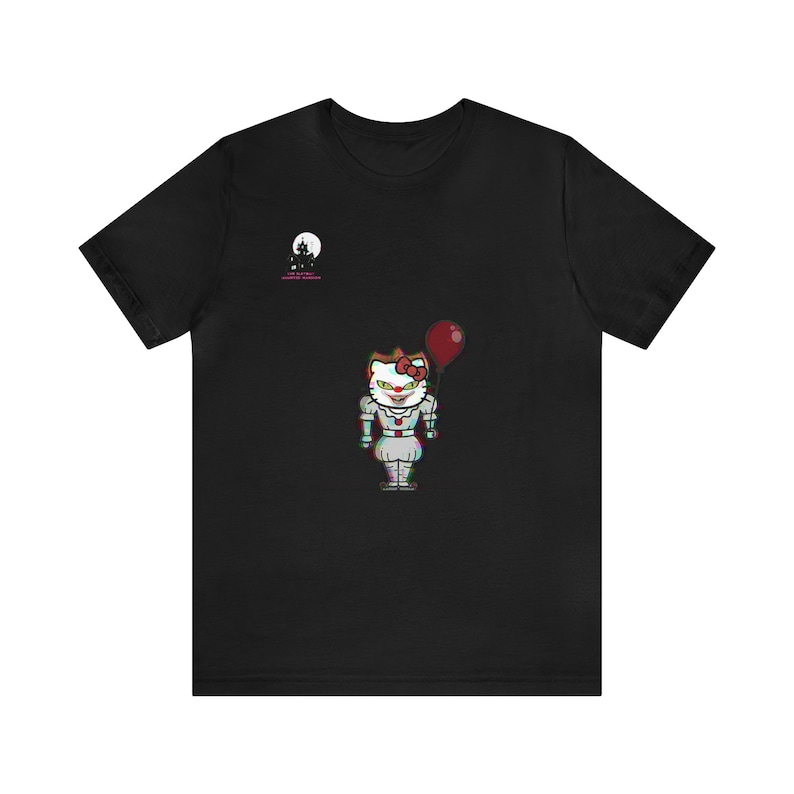 PENNYWISE Horror Hello Kitty T-Shirt! Von TheSlayBoyHauntedMansion Bild 1