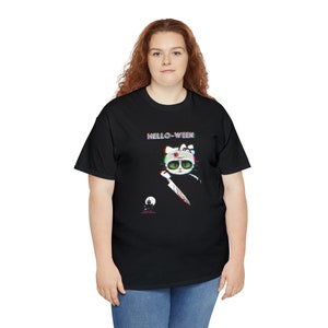 HELLO-WEEN! Halloween Horror Hello Kitty T-shirt! By TheSlayboyHauntedMansion image 5
