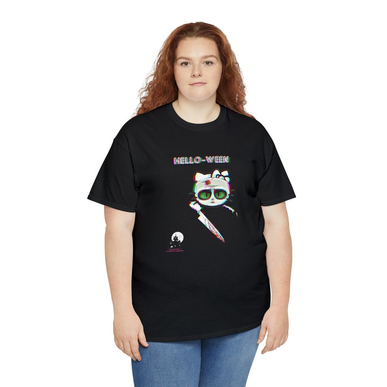 HELLO-WEEN! Halloween Horror Hello Kitty T-shirt! By TheSlayboyHauntedMansion image 5