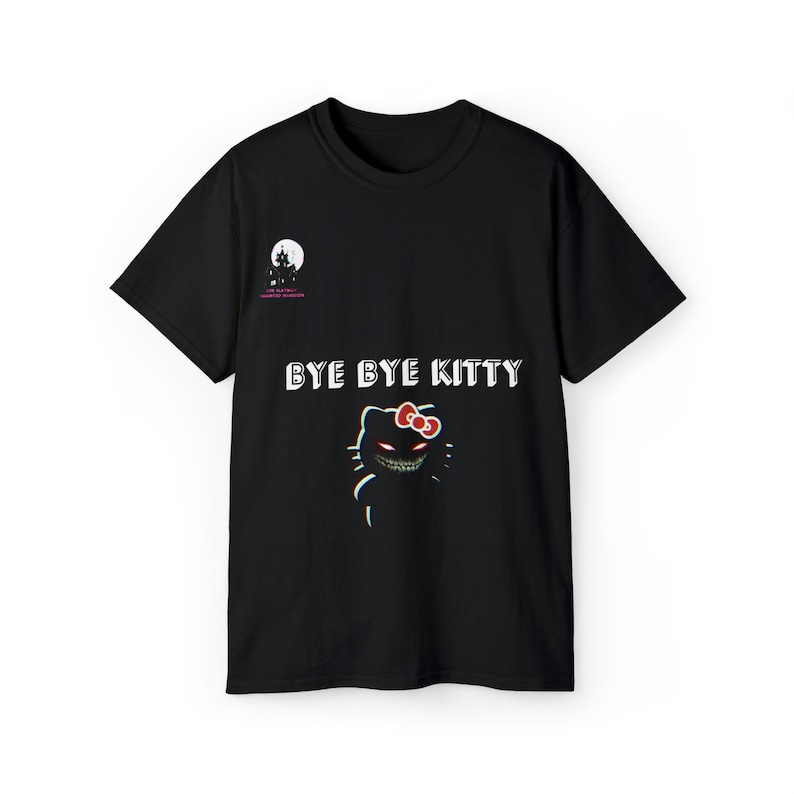 DAAROM KITTY! Horror Hello Kitty T-shirt! Door TheSlayBoyHauntedMansion afbeelding 1