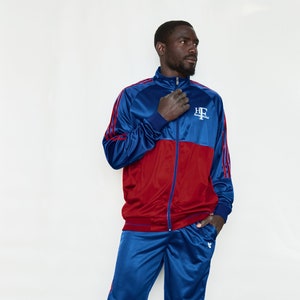 Red White Blue Tracksuit Etsy