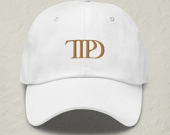 Swiftie  TTPD Inspired Tortured Poet EmbroideredDad hat