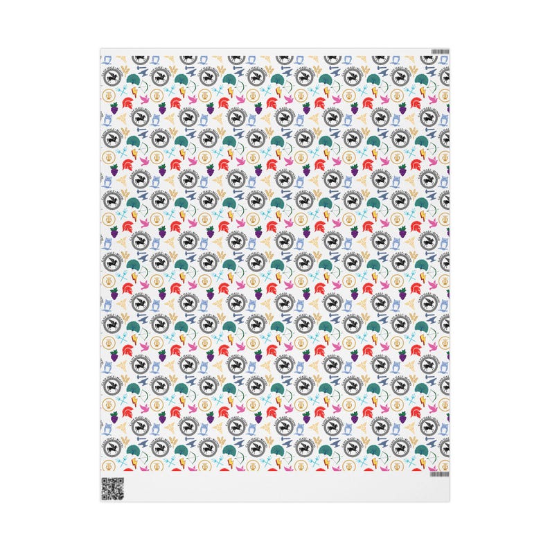 Percy Jackson Camp Half-Blood Gods Inspired Gift Wrap Papers image 6
