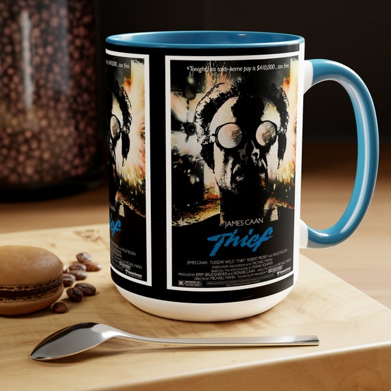15oz. Thief 80s Movie Thriller Film Bank Heist Two-tone Coffee Mugs, 15oz -  Etsy