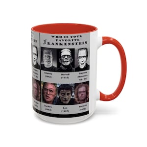 15oz. Frankenstein Favorite Coffee Mug, Halloween Gift, Horror Movie Mug, Unique  Gifting for Film Buffs, Spooky Kitchen Décor15oz.