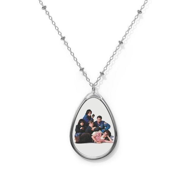 80s comedy coming of age film Oval Necklace a great gift