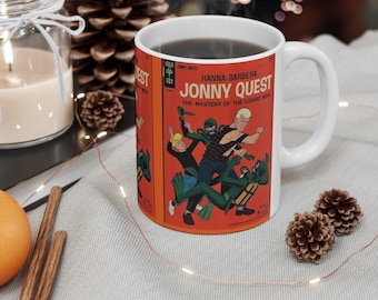 11oz. J. Quest comics Hanna Ceramic Mug, (11oz, ) adventure show