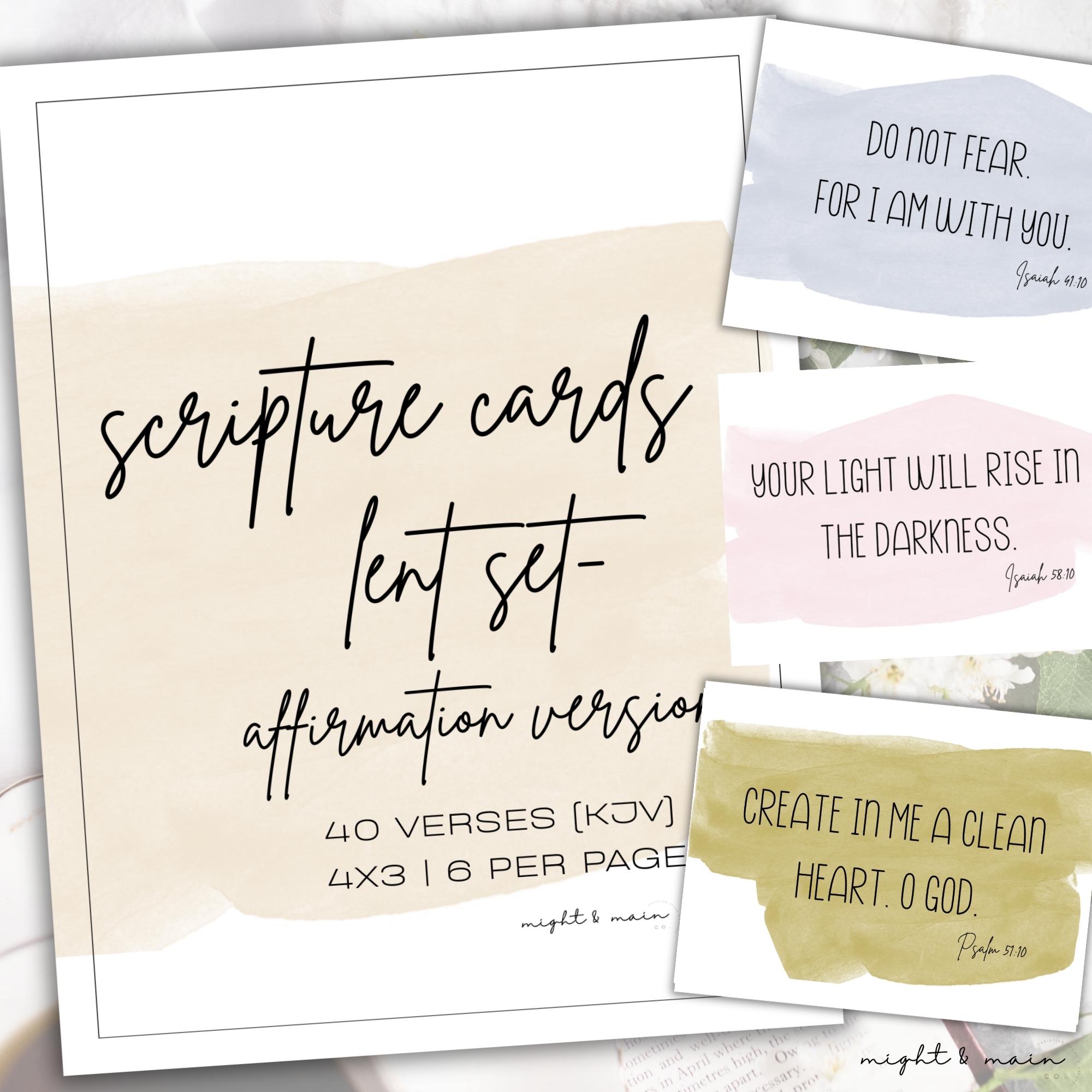 Prayer Board Printable Bible Verse Cards Printable for Reflection ...